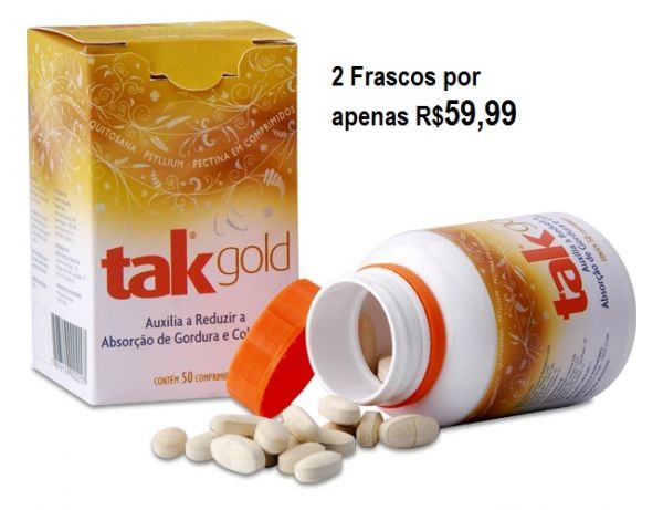 Tak Gold (2 unid) de 89,99 por 59,99 + Frete Gratis